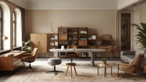 ustom interior furniture for workspaces