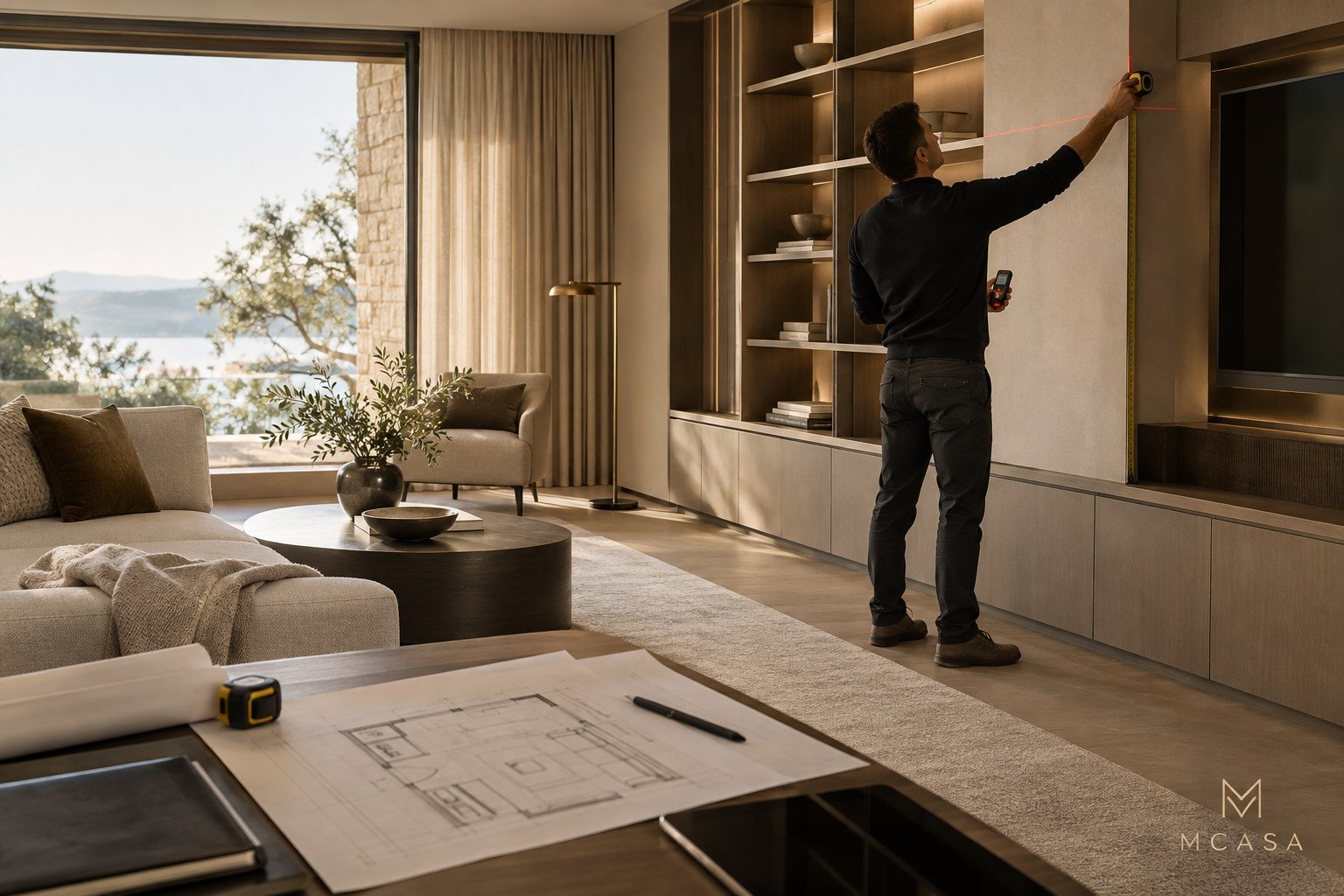 How to Measure a Room Before Ordering Custom Furniture